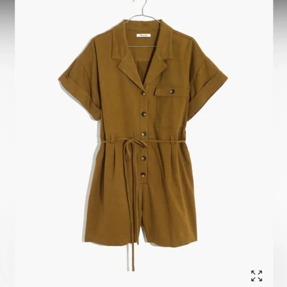 Madewell Belted Safari Romper